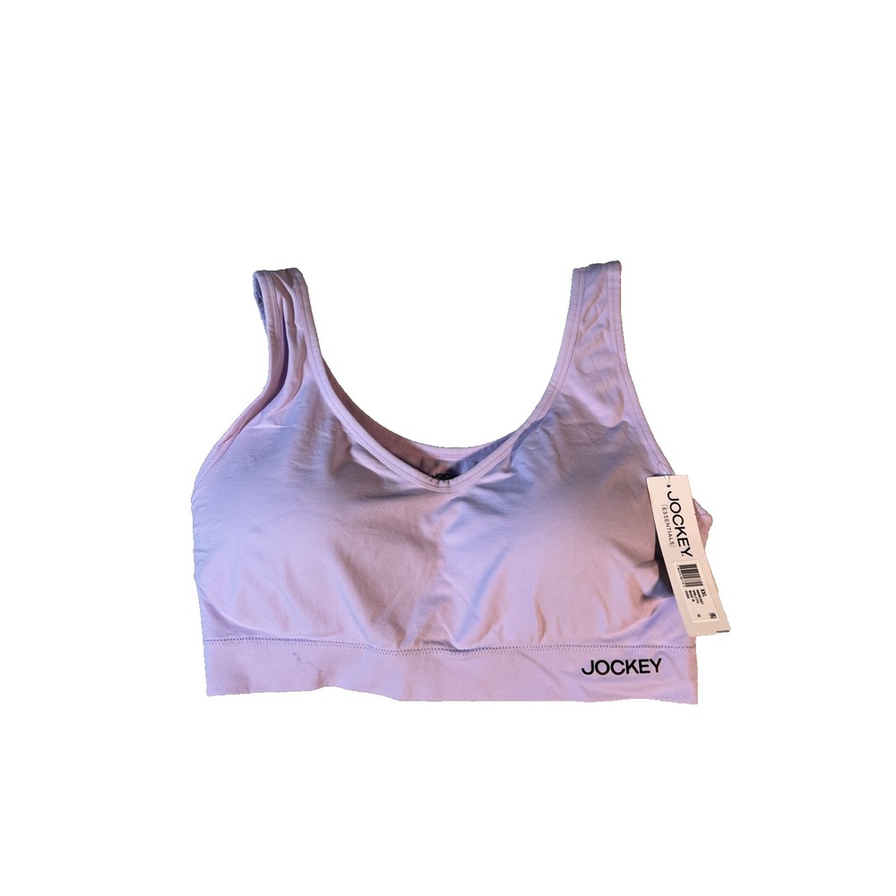 Jockey PURPLE Essentials Eco Seamfree Back Smoothing Bralette 2XL XXL - Picture 4 of 9